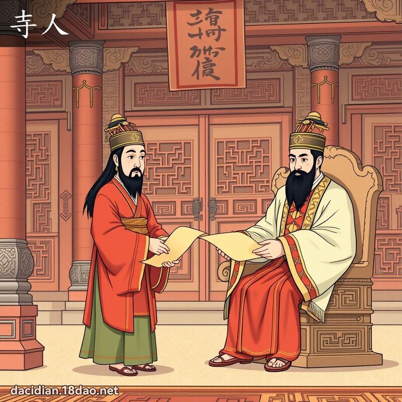寺人 - 國語大辭典配圖