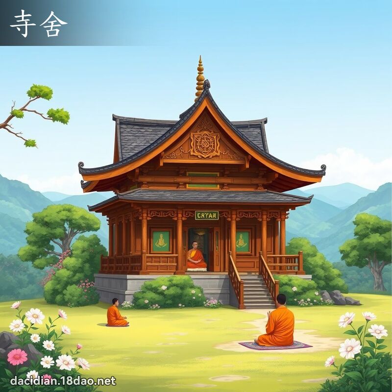 寺舍 - 國語大辭典配圖