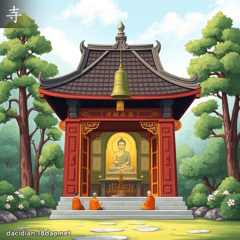 寺 - 国语大辞典配图
