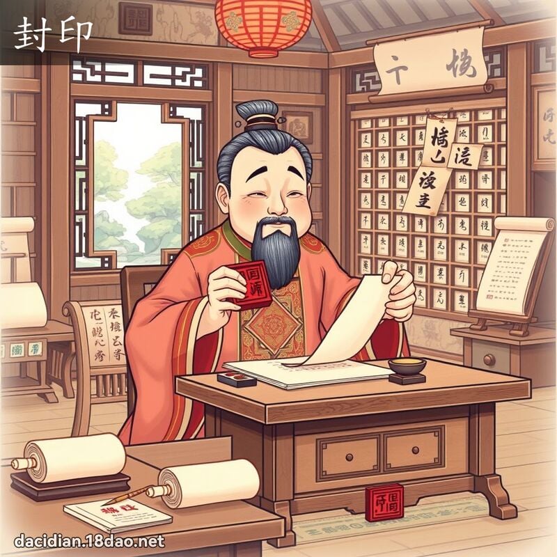 封印 - 國語大辭典配圖