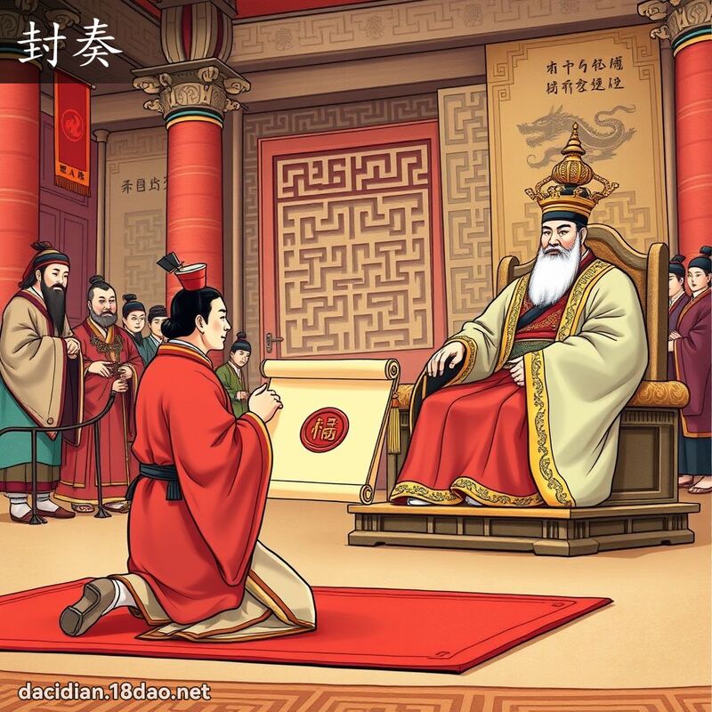 封奏 - 国语大辞典配图