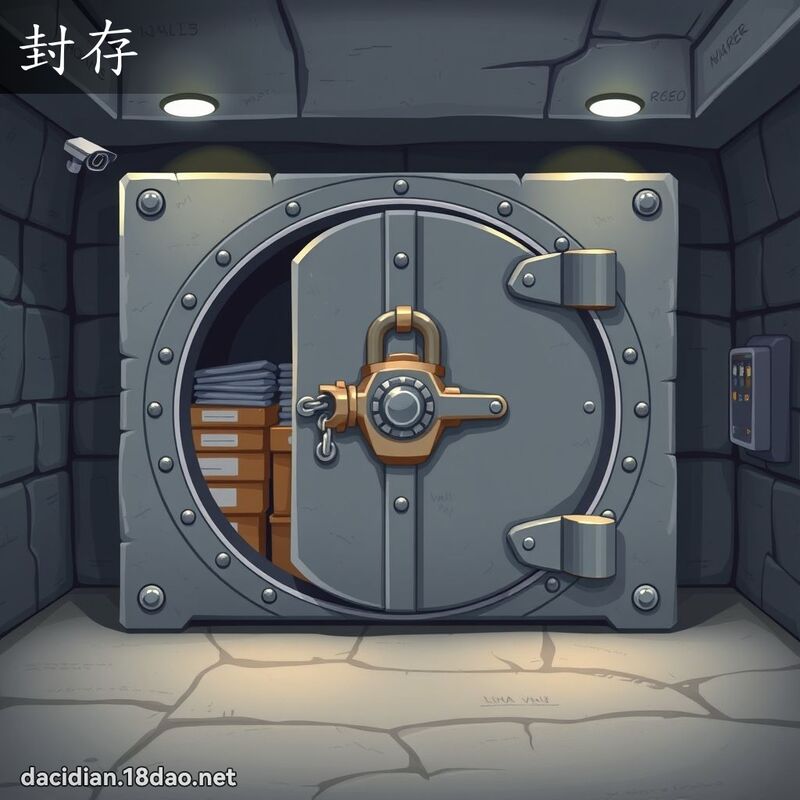 封存 - 國語大辭典配圖