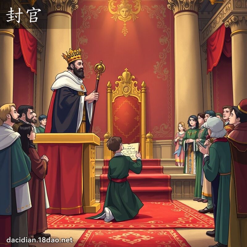 封官 - 國語大辭典配圖