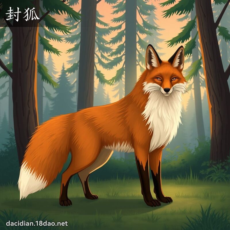 封狐 - 國語大辭典配圖