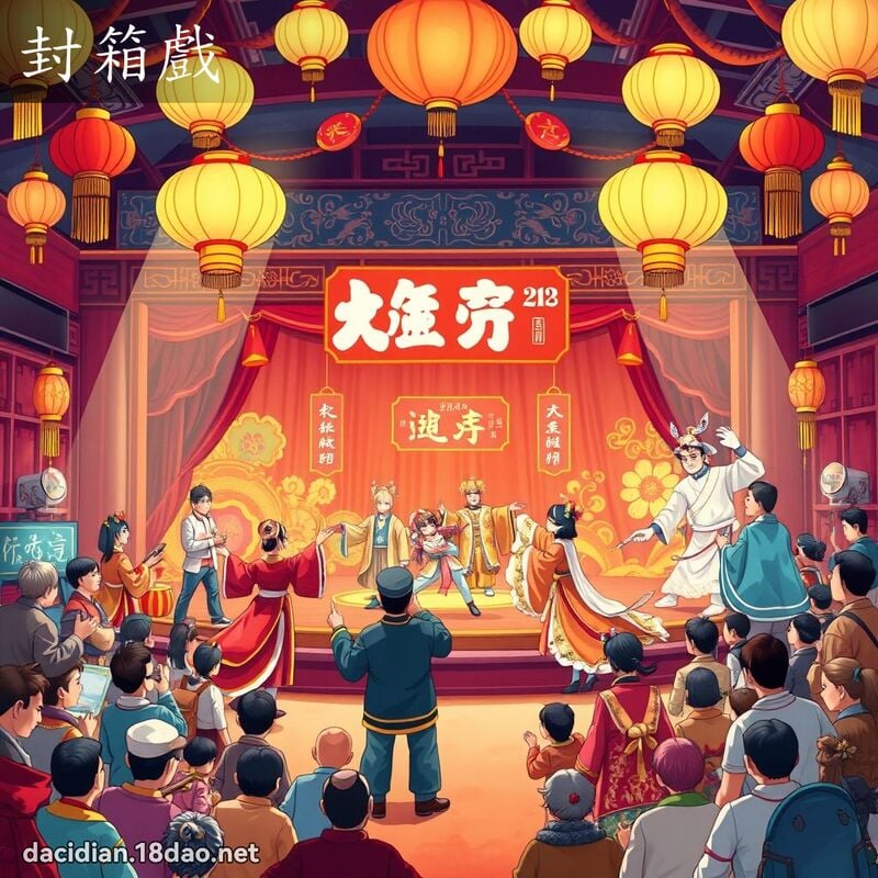 封箱戲 - 國語大辭典配圖