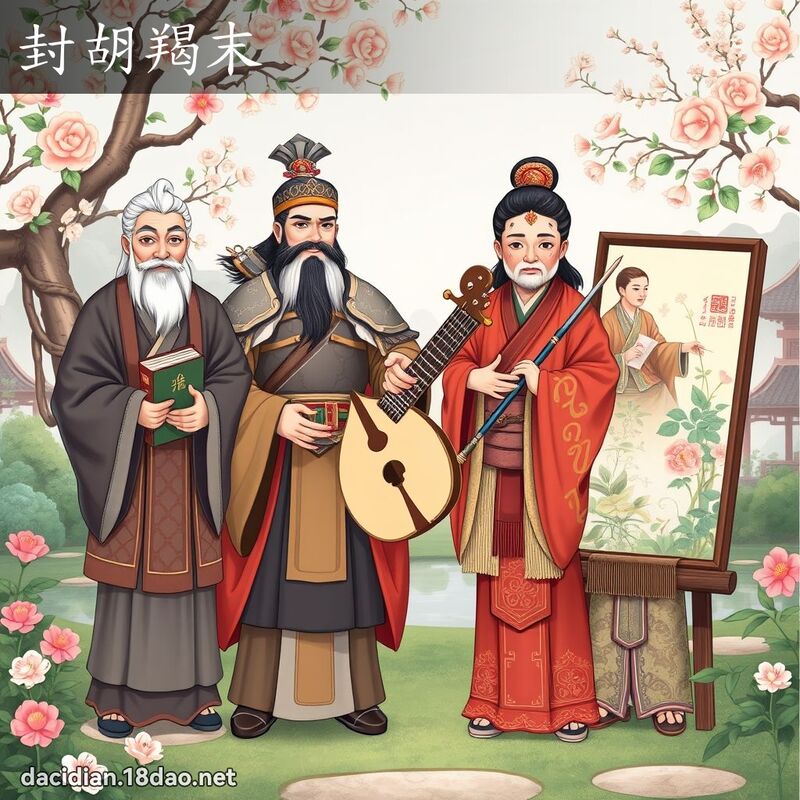 封胡羯末 - 國語大辭典配圖