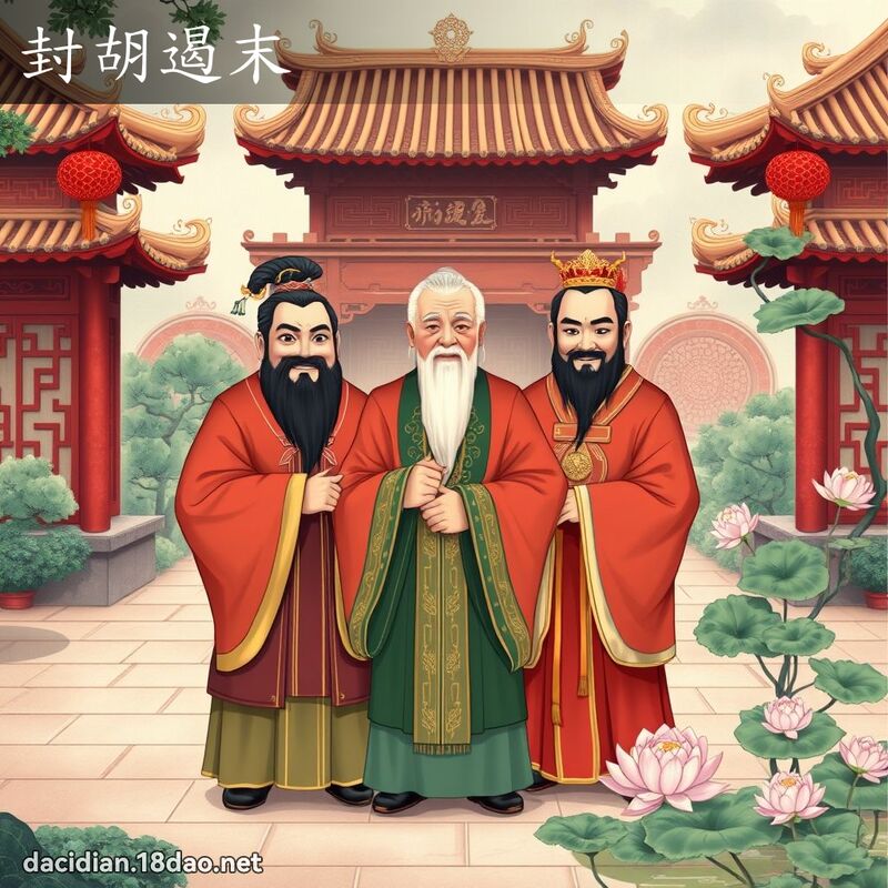 封胡遏末 - 國語大辭典配圖