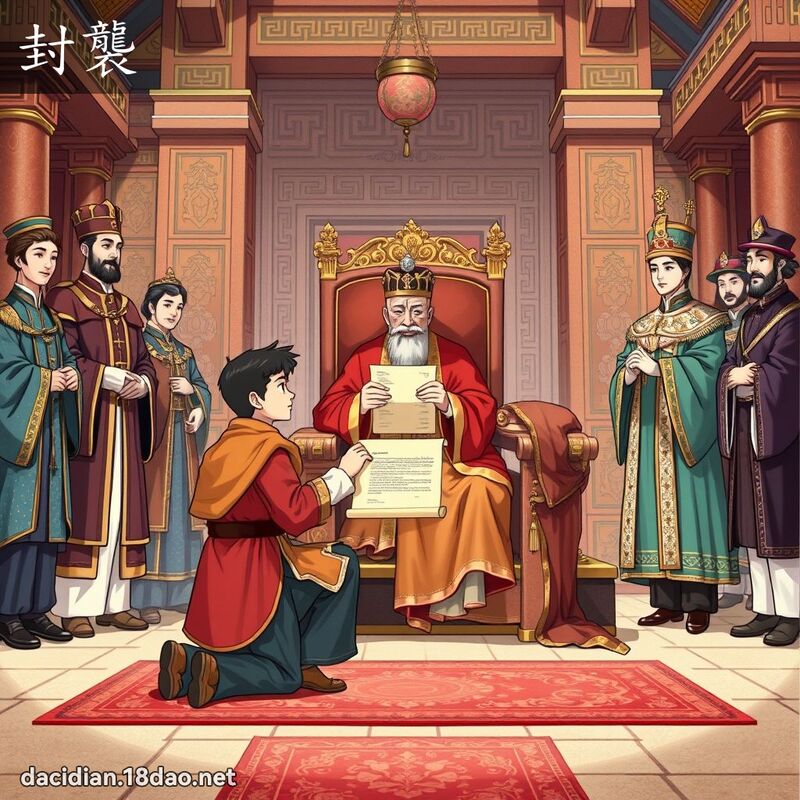 封襲 - 國語大辭典配圖