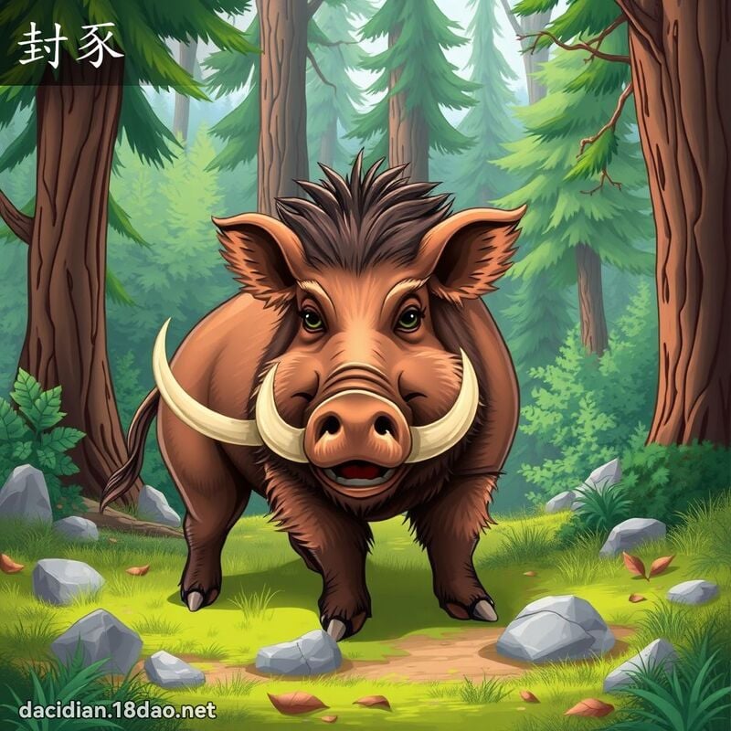 封豕 - 國語大辭典配圖