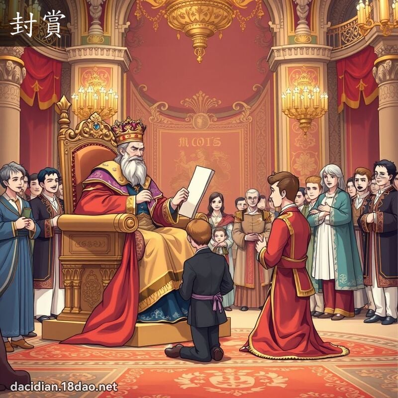 封賞 - 國語大辭典配圖