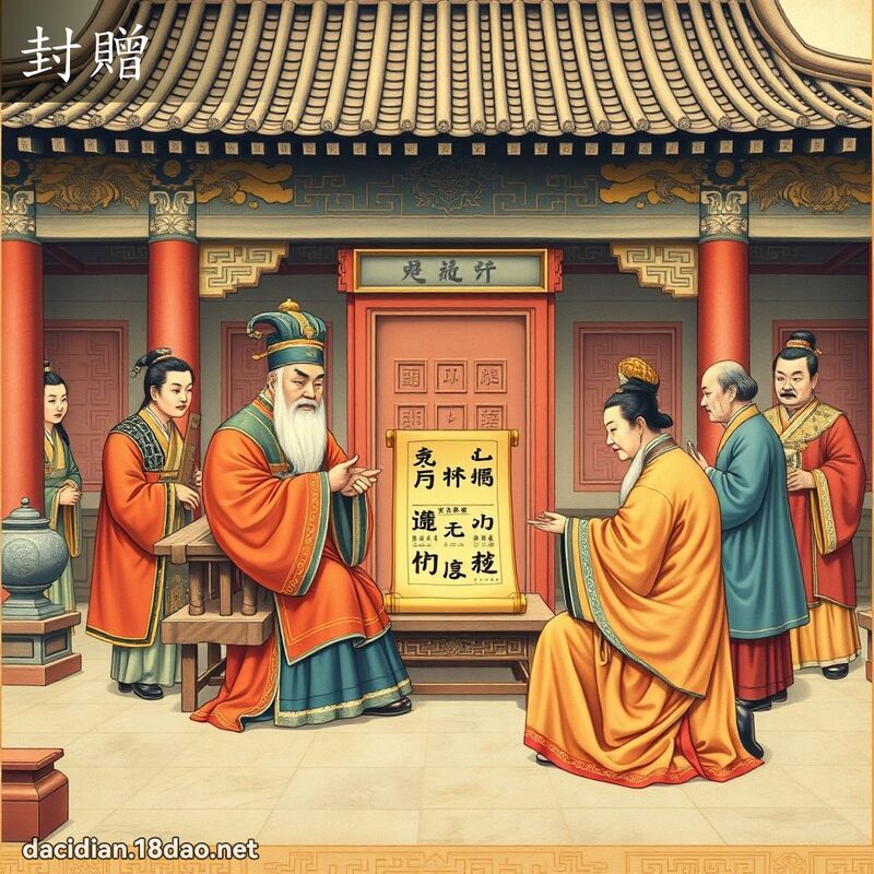 封贈 - 國語大辭典配圖