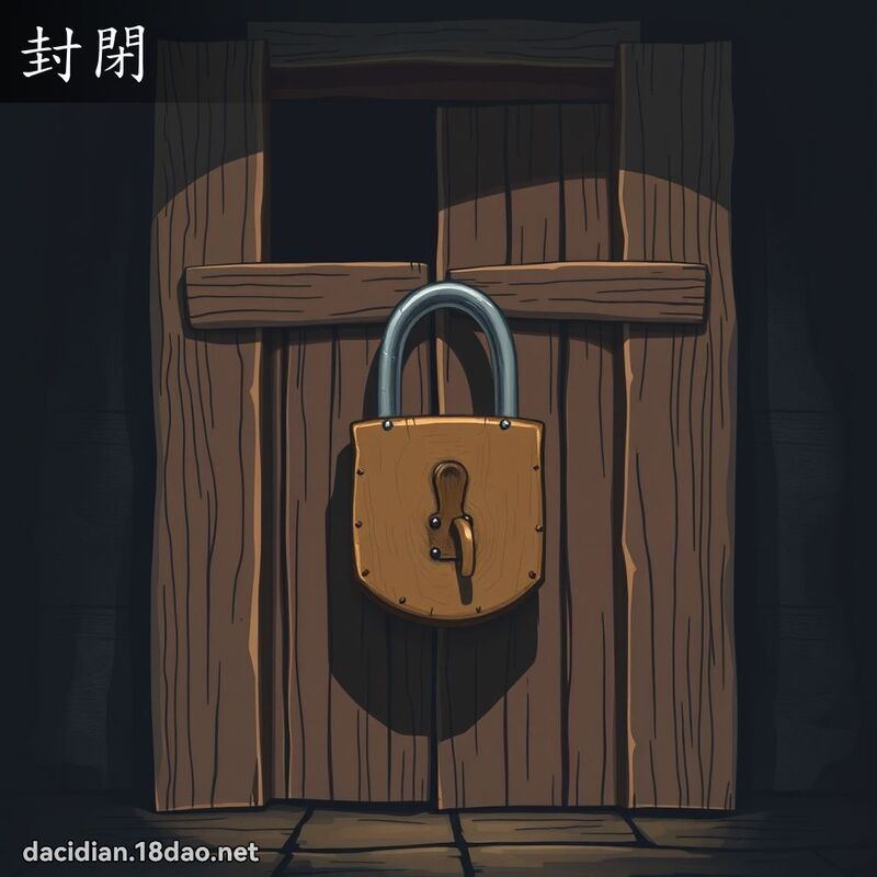 封闭 - 国语大辞典配图