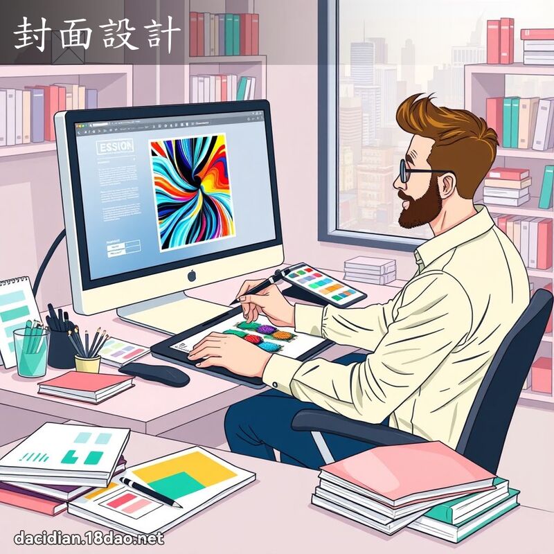 封面設計 - 國語大辭典配圖