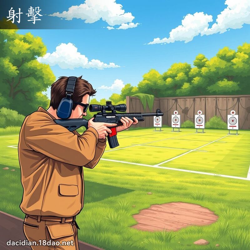 射击 - 国语大辞典配图