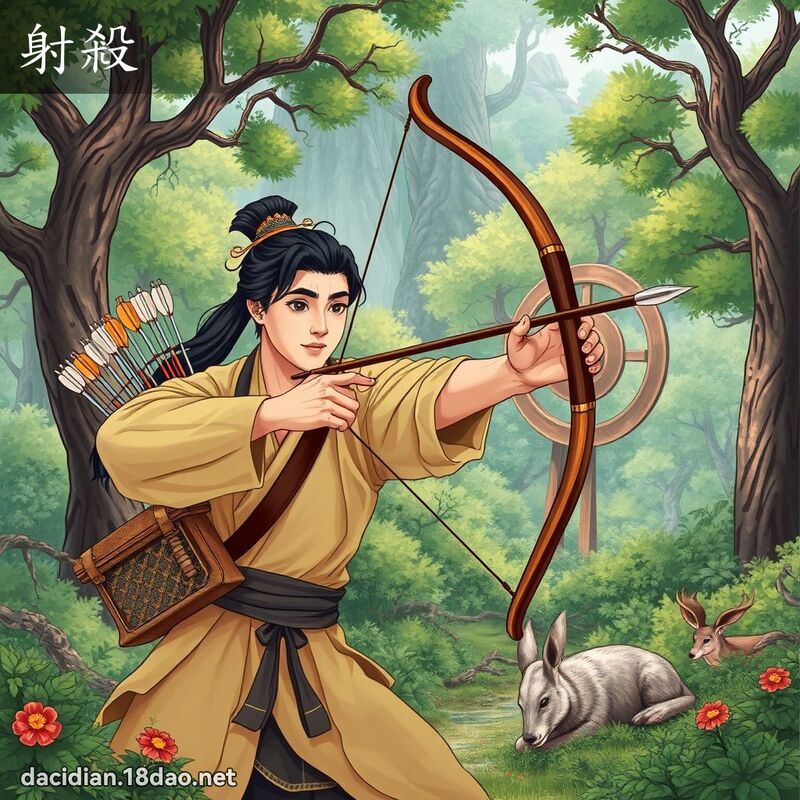 射殺 - 國語大辭典配圖