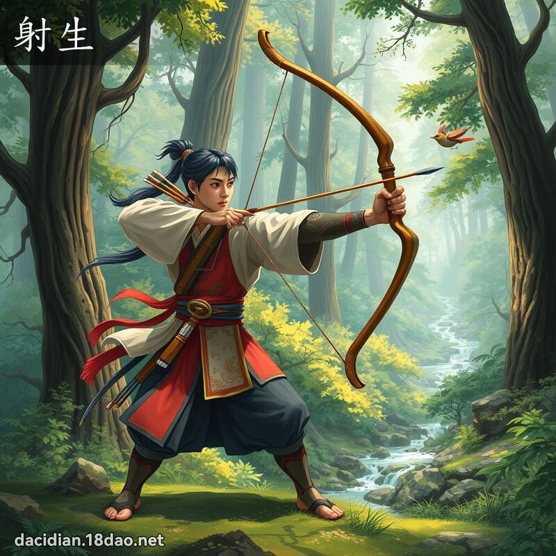 射生 - 國語大辭典配圖