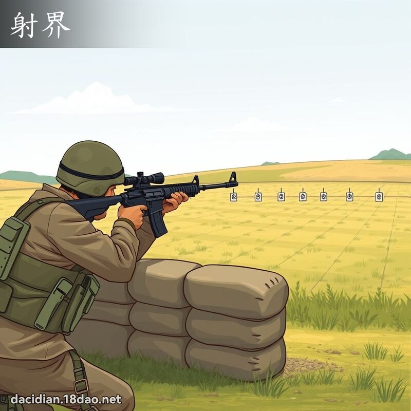 射界 - 國語大辭典配圖