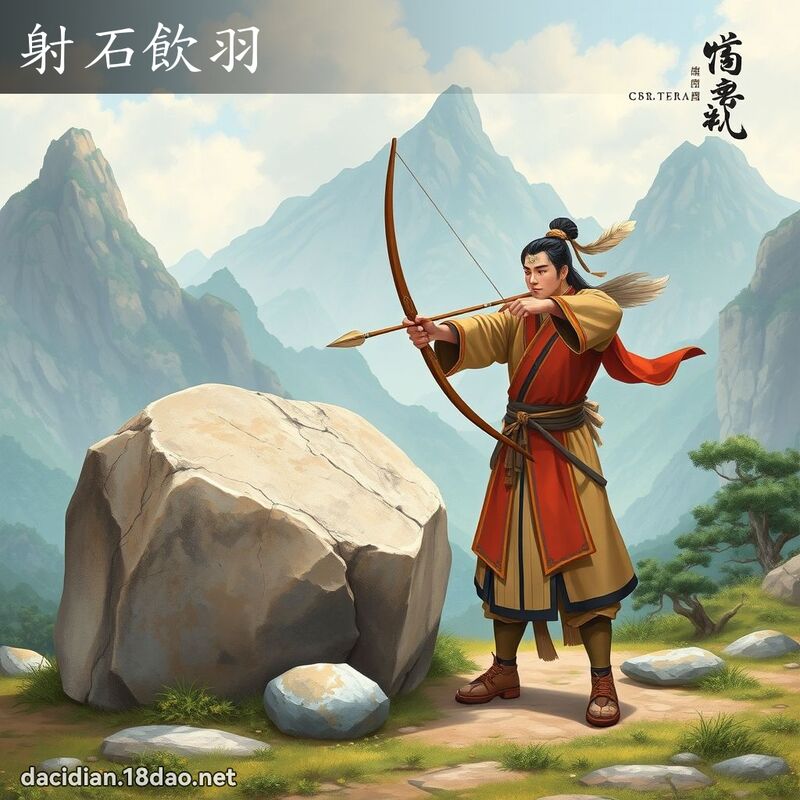 射石饮羽 - 国语大辞典配图