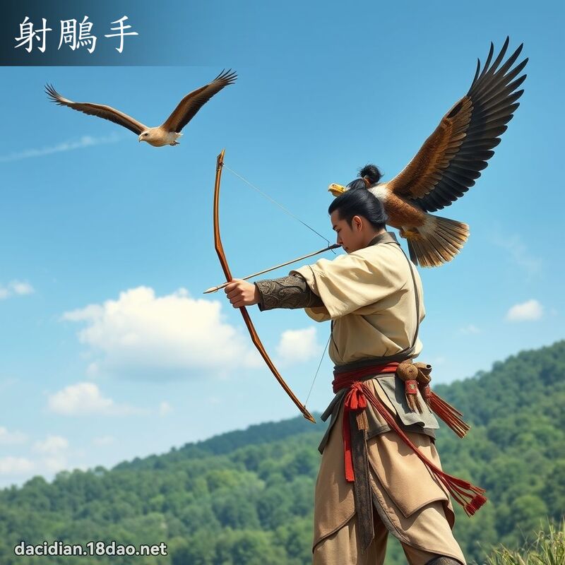 射鵰手 - 国语大辞典配图