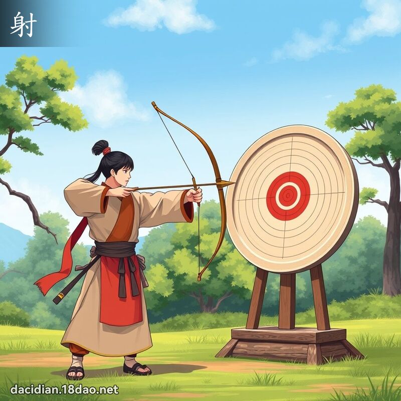 汉字: 射 (多音字)