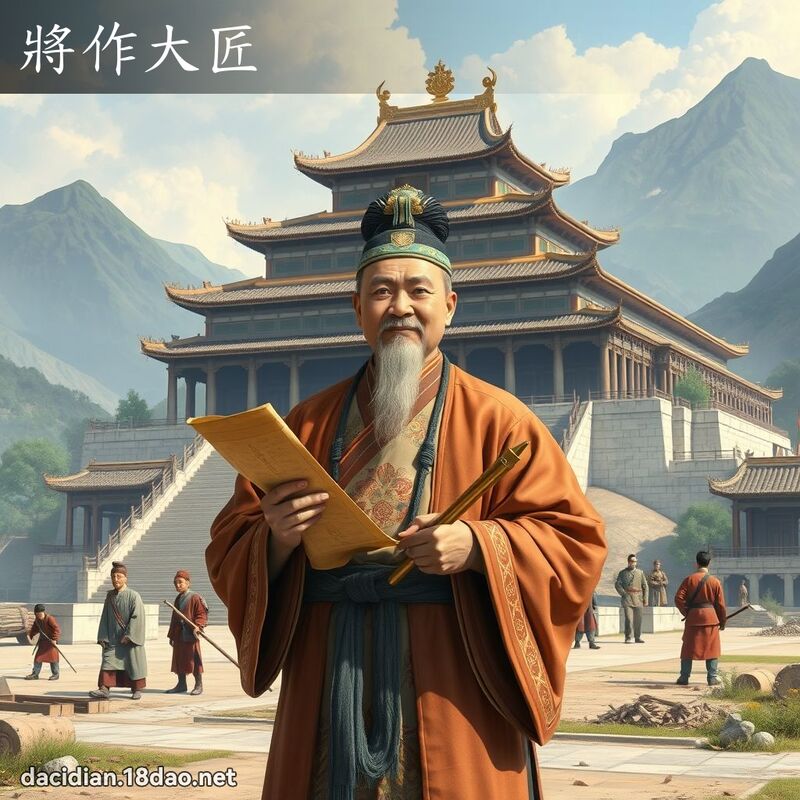 將作大匠 - 國語大辭典配圖