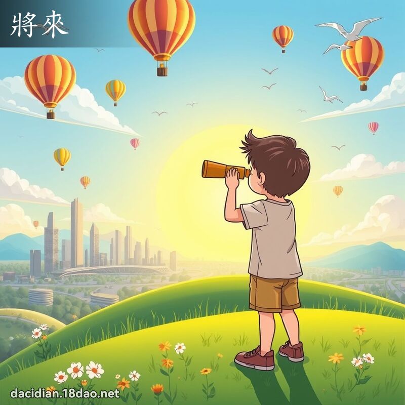 將来 - 国语大辞典配图