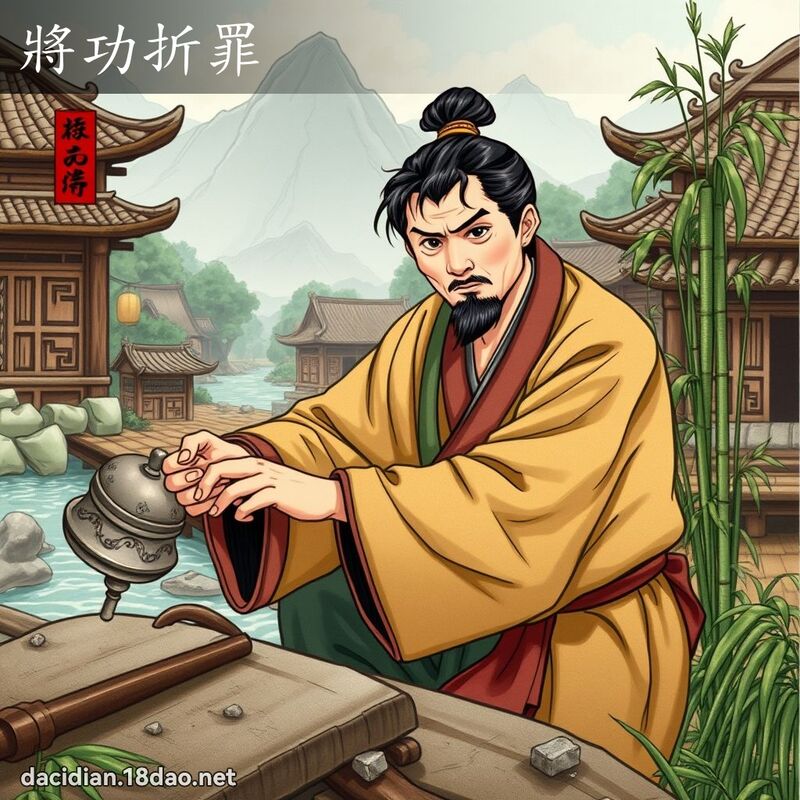 將功折罪 - 国语大辞典配图