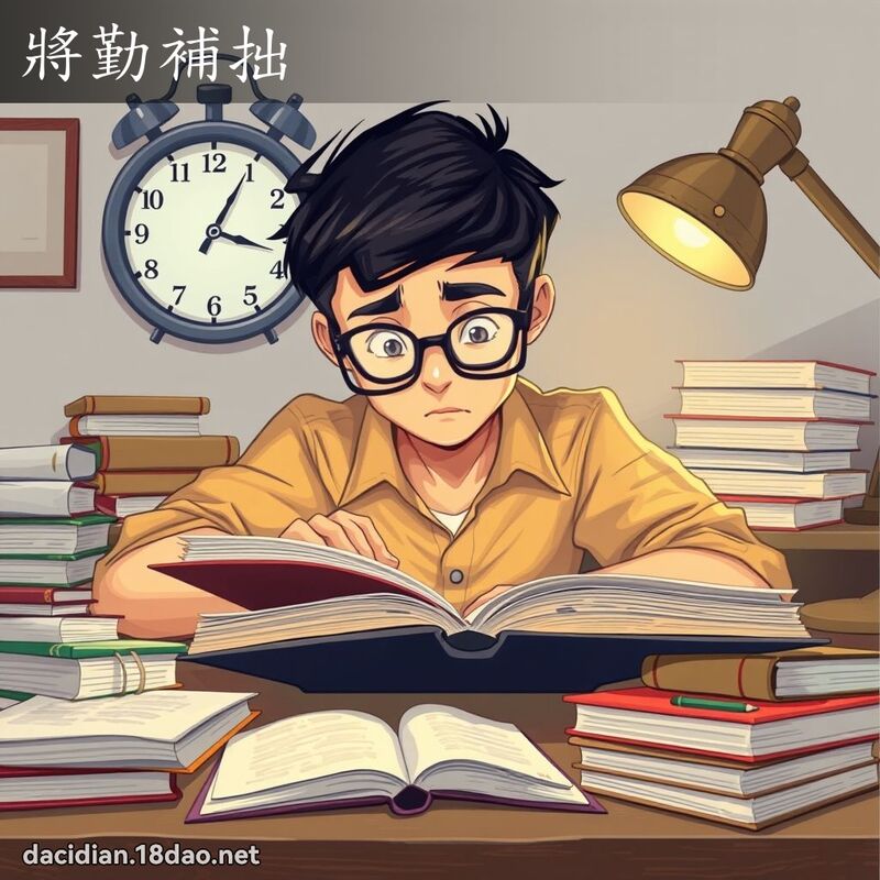 將勤补拙 - 国语大辞典配图