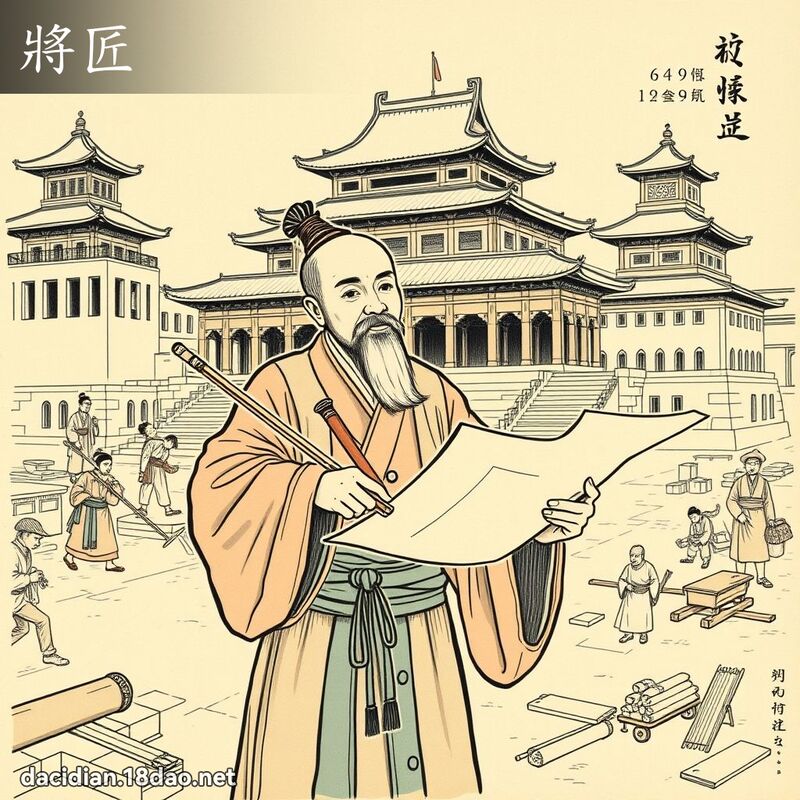 將匠 - 國語大辭典配圖