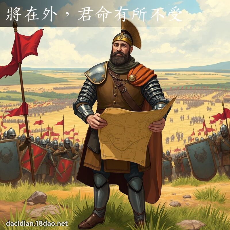 將在外，君命有所不受 - 国语大辞典配图