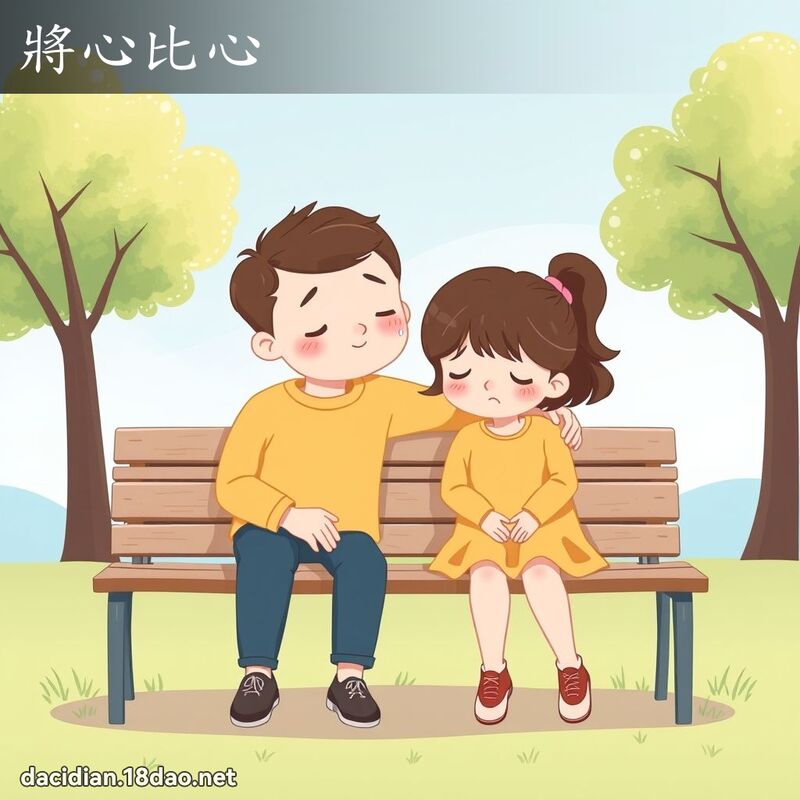 將心比心 - 国语大辞典配图