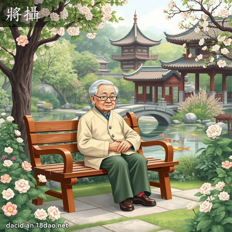 將摄 - 国语大辞典配图