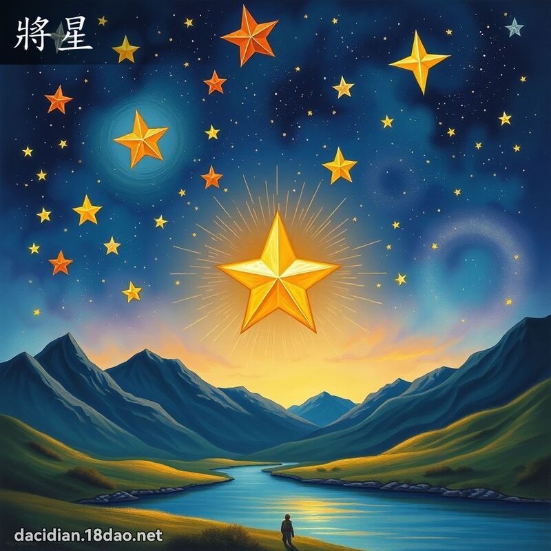 將星 - 国语大辞典配图
