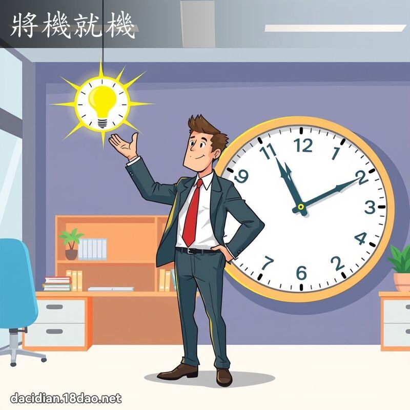 將机就机 - 国语大辞典配图