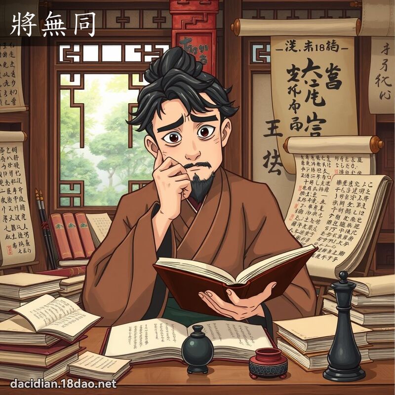 將无同 - 国语大辞典配图