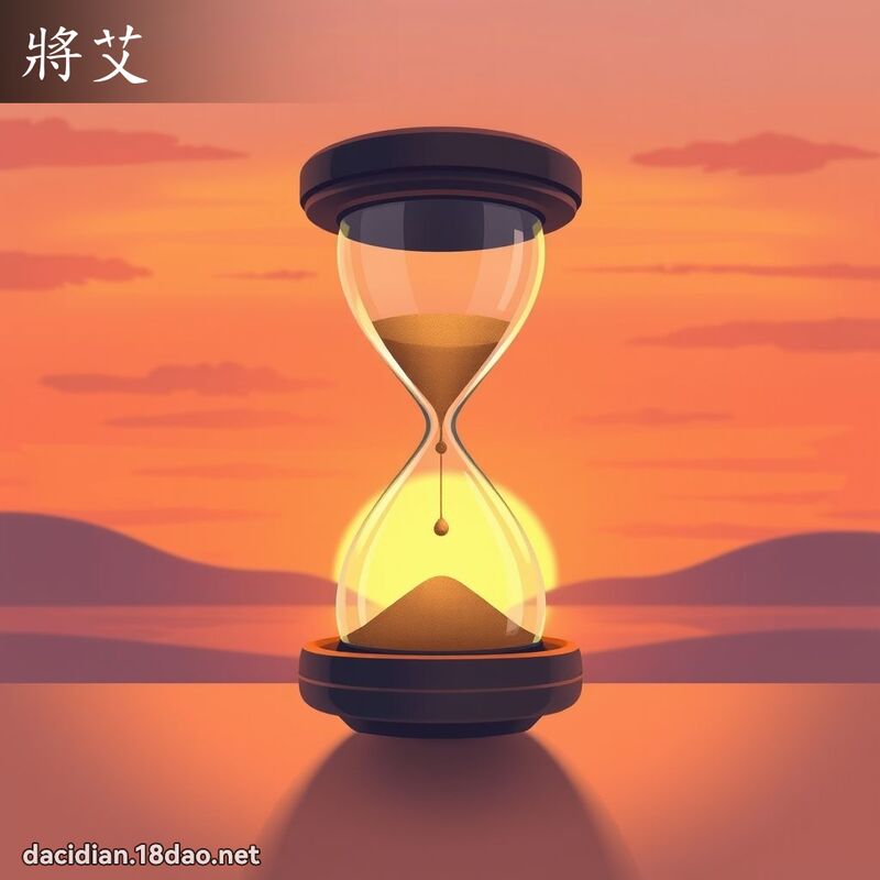將艾 - 国语大辞典配图