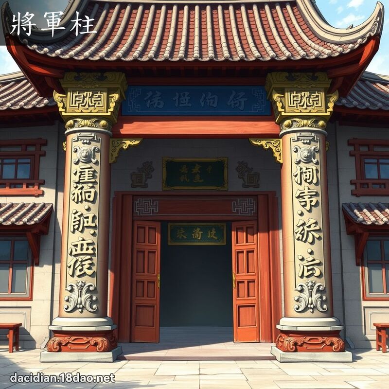 將军柱 - 国语大辞典配图