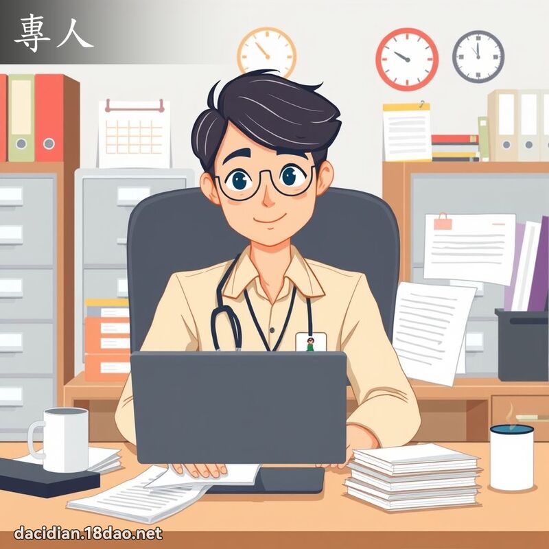 专人 - 国语大辞典配图
