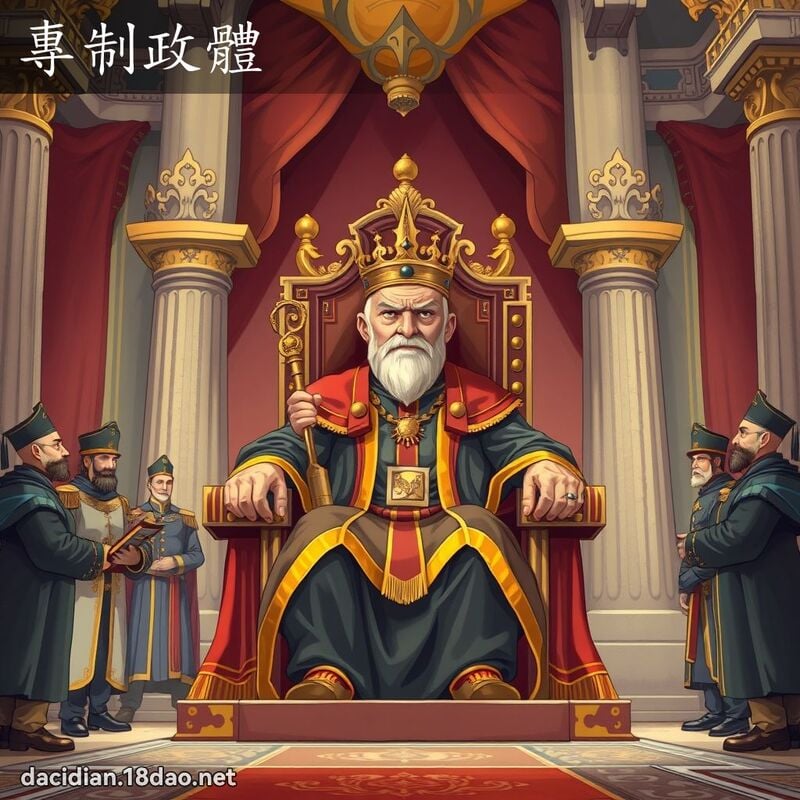 专制政体 - 国语大辞典配图