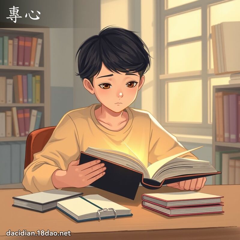 专心 - 国语大辞典配图