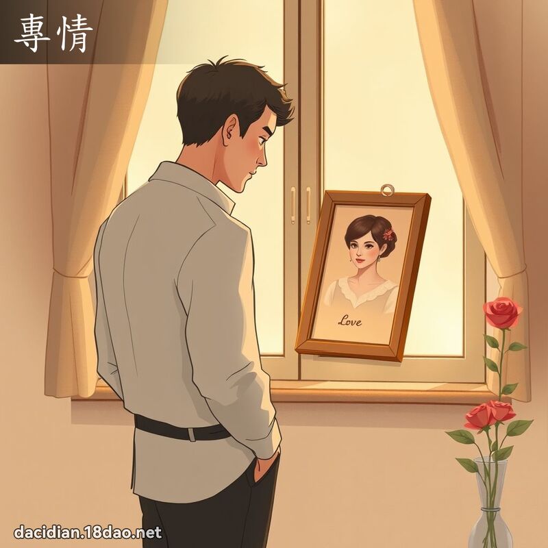 专情 - 国语大辞典配图