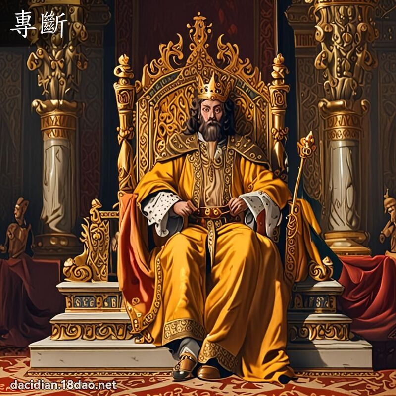 专断 - 国语大辞典配图
