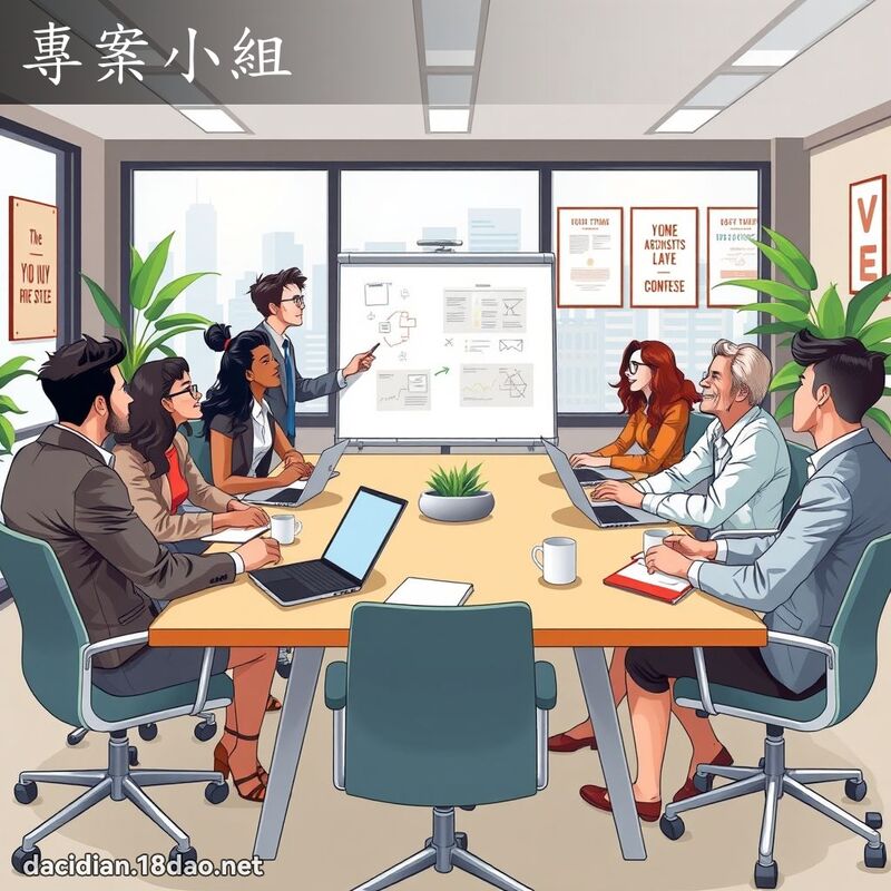 专案小组 - 国语大辞典配图
