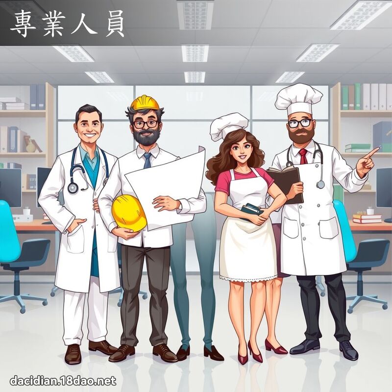 專業人員 - 國語大辭典配圖