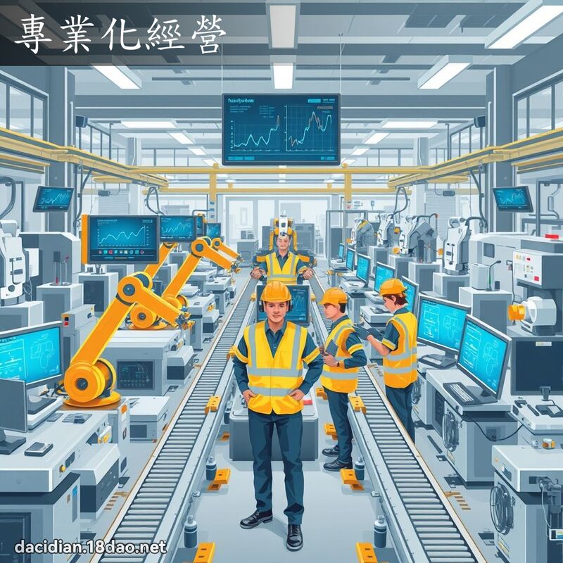 專業化經營 - 國語大辭典配圖