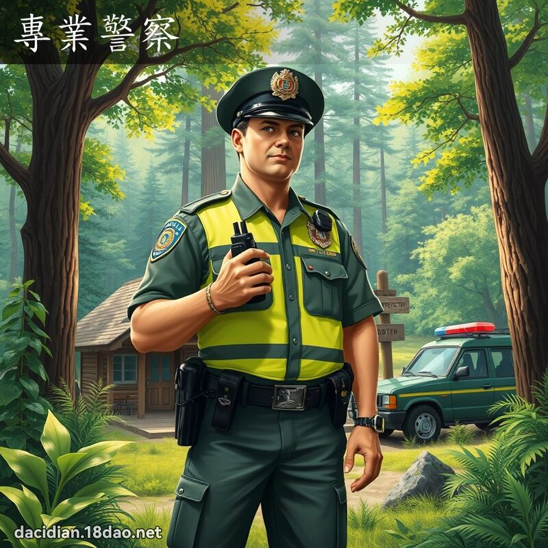 专业警察 - 国语大辞典配图