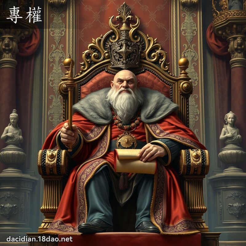專權 - 國語大辭典配圖