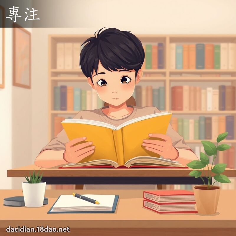 专注 - 国语大辞典配图