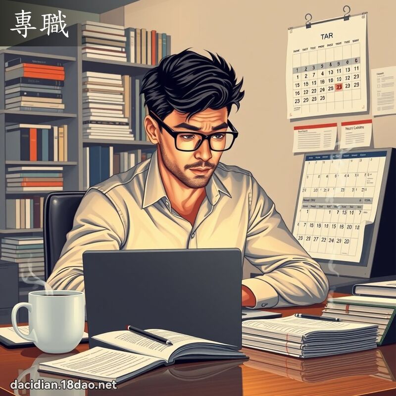 專職 - 國語大辭典配圖