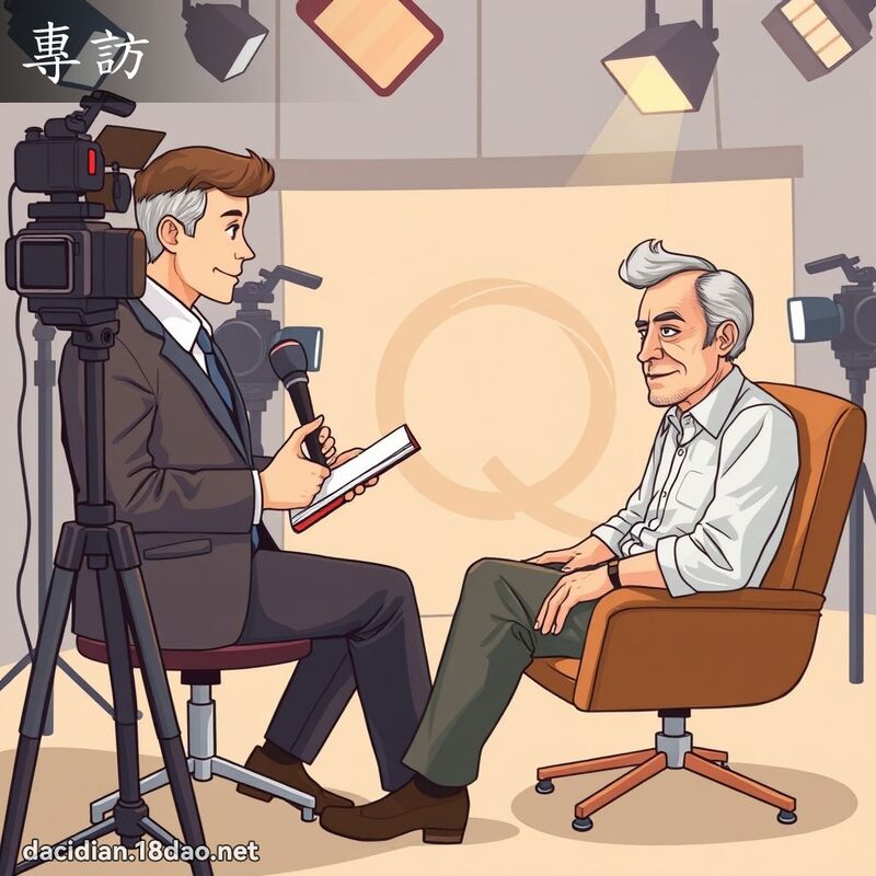 專訪 - 國語大辭典配圖